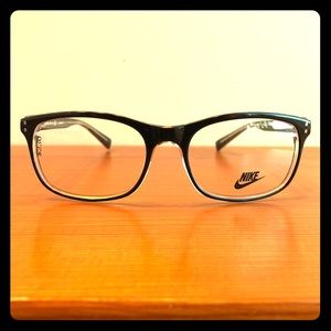 Nike Men’s Black Wayfarer Full Rim Eyeglass Frames Nike 7224
